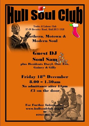 hull soul club 18th december