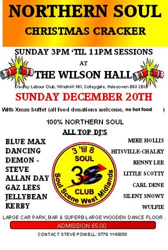 wilson hall all-dayer 3-11 pm dec 20th