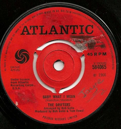 the drifters - baby what i mean - atlantic 584065