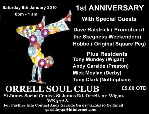 orrell soul club 1st anniversary
