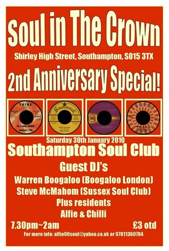 soul in the crown ~ 2nd anniversary! southampton soul club