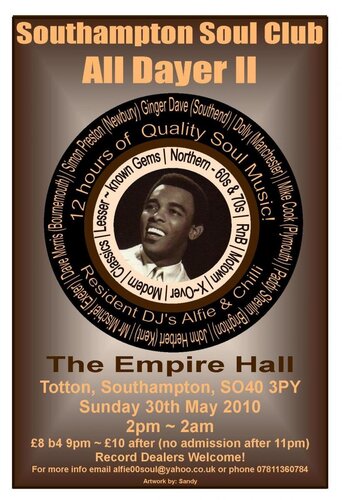 southampton soul club - all dayer ii - 30th may 2010