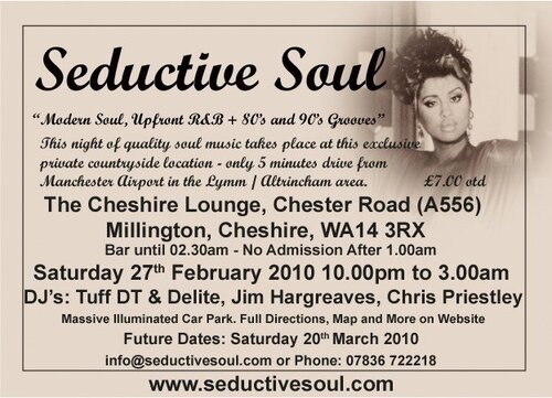 seductive soul - the cheshire lounge - a556