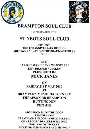 brampton soul club with st neots soul club