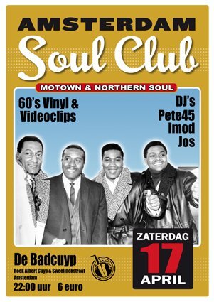 amsterdam soul club 17 april