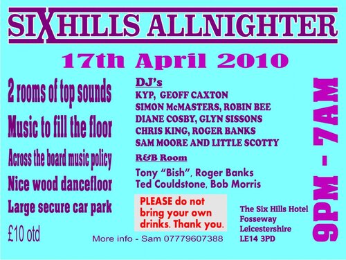six hills nighter 17th april 2010