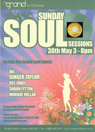 sunday soul sessions,the grand,clitheroe.bb72dl