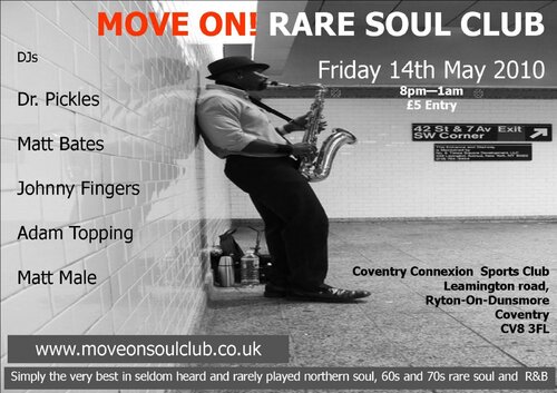 move on rare soul club 14th may 2010