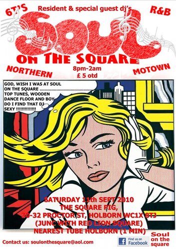 soul on the square 11th sept london