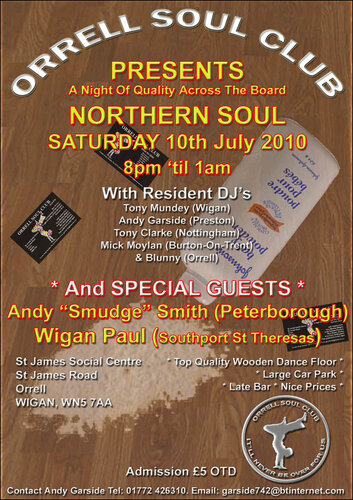 orrell soul club 10th july 2010