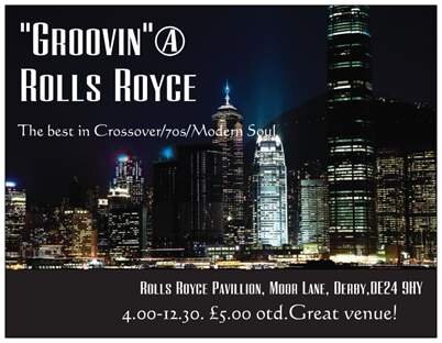 groovin" at rolls royce, derby. the best in 70s/crossover soul