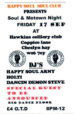 hawkins colliery club - cheslyn hay