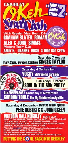 keighley okeh soul club soul in the sun party