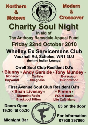 charity soul night - northern, motown, crossover & modern