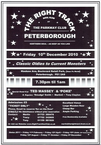 the right track @ the parkway club peterborough - pe1 2as