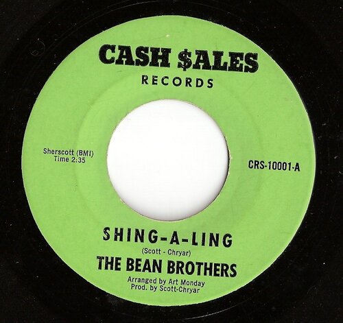 cash sales - bean brothers