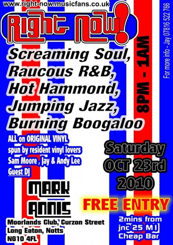 east midlands - right now! - free entry