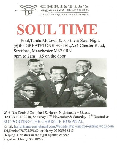 soul time@the greatstone hotel,manchester