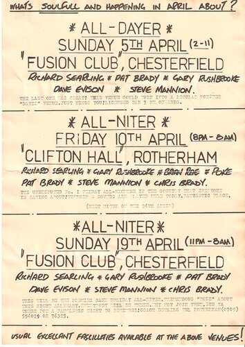 fusion club , chesterfield