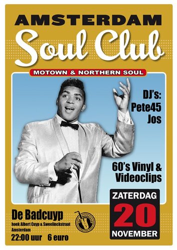 amsterdam soul club 20 november