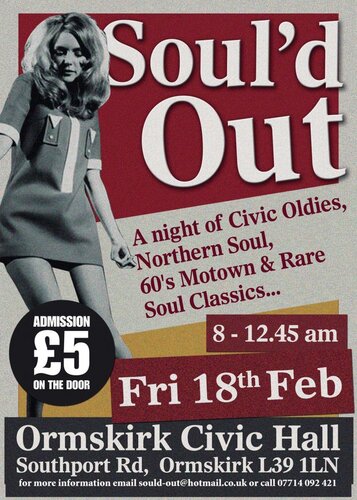 soul'd out! - ormskirk civic hall - friday 18th february 2011