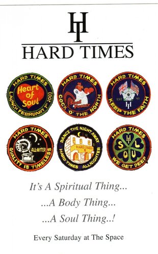 hard times, leeds club flyer 2003