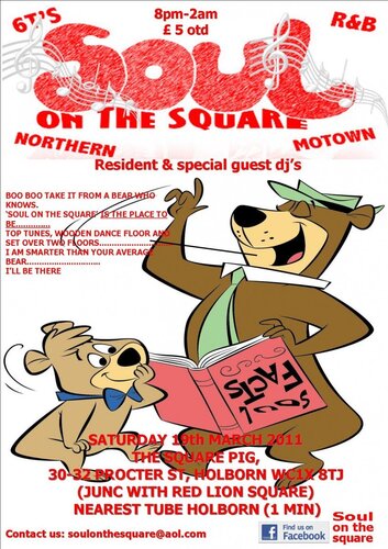 soul on the square, holborn 19th march