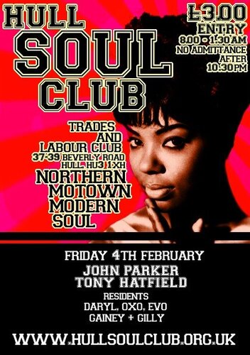 hull soul club 4th february