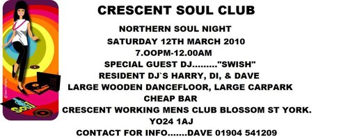 crescent soul club york 12/3/02