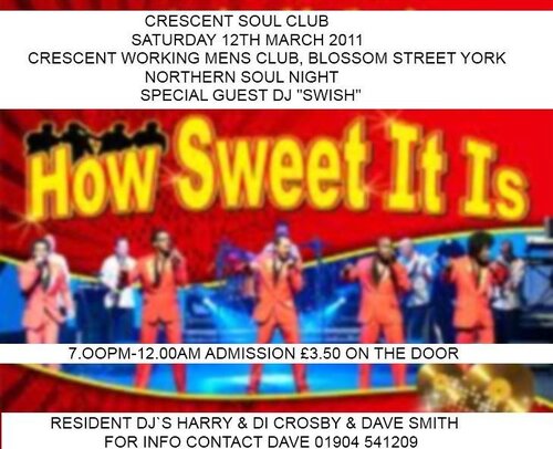 crescent soul club york 12/3/02 guest dj "swish