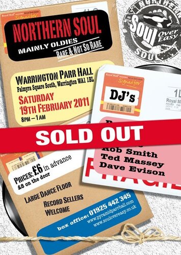 warrington parr hall - sold out- 19th february