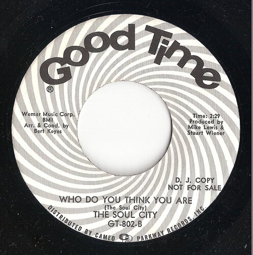 the soul city - who do you think you are - good time