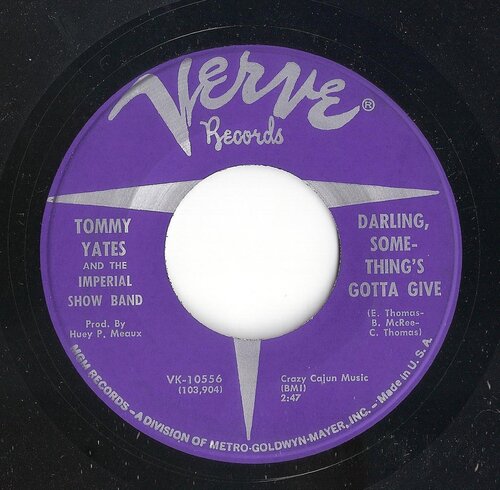 verve - tommy yates & imperial show band