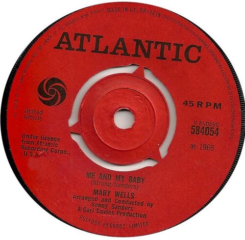 mary wells me and my baby atlantic 584054 1966