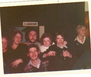 liz barrett, cant remember, me(pete dillon),cant remember, terry dean, dont know. front..rob ward