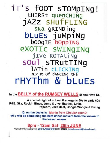 come and dance the rhythm and blues (norwich)
