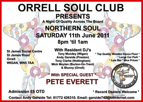 orrell soul club - saturday 11th june