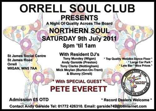 orrell soul club - saturday 9th july 2011