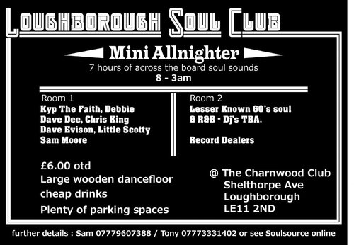 loughborough soul club 20/08/11