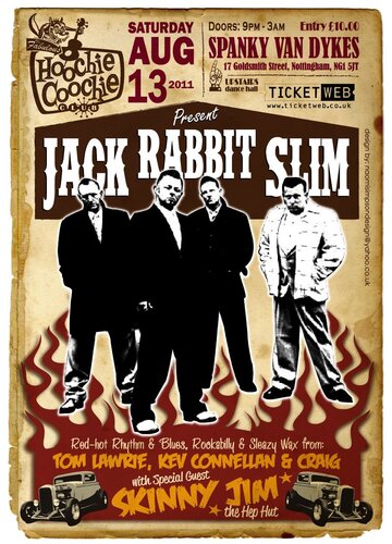 the fabulous hoochie coochie club (nottingham) with jack rabbit slim