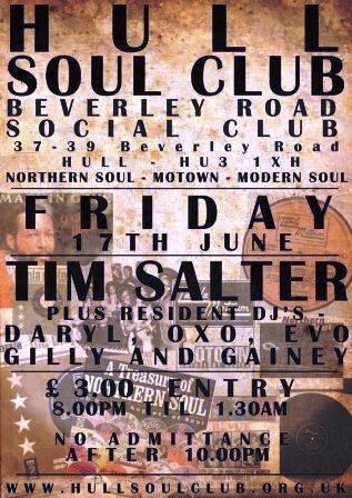 hull soul club 17th june