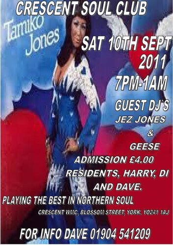 crescent soul club 10/9/2011..............jez jones & geese