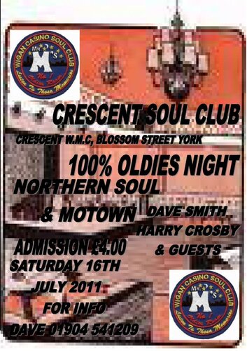 crescent soul club 16th july 2011