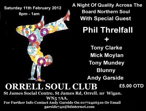 orrell soul club feb 2012