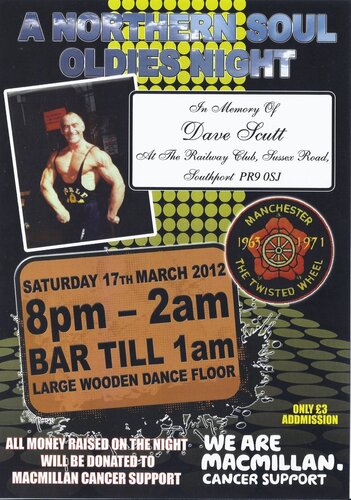 charity soul night - in memory of dave scutt
