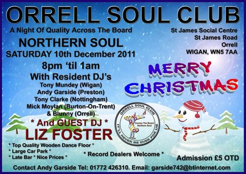 orrell soul club - 10th december 2011