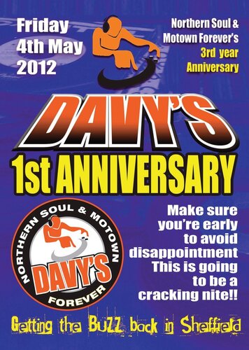 1st anniversary davys 4th may