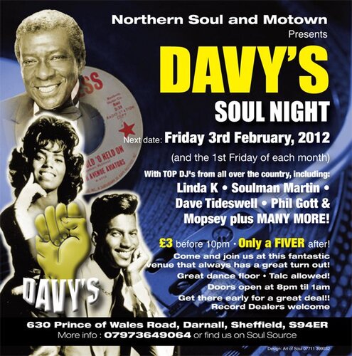 davys soul night february