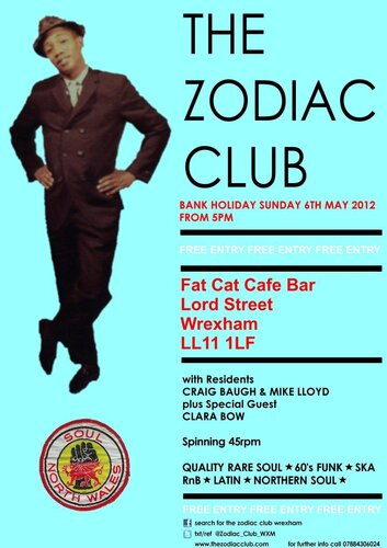 zodiac club wrexham bank holiday sunday may 2012