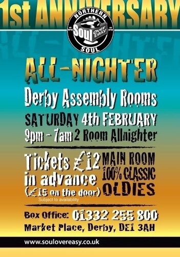 derby assembly rooms 1st anniversary allnighter